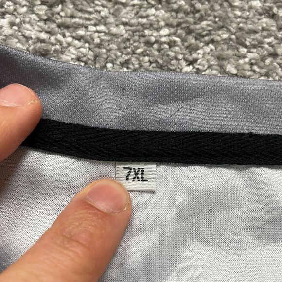 Unbranded Graphic T-Shirt Mens Plus 7X Gray Kobe Bryant Lakers Jersey Basketball - Picture 4 of 11